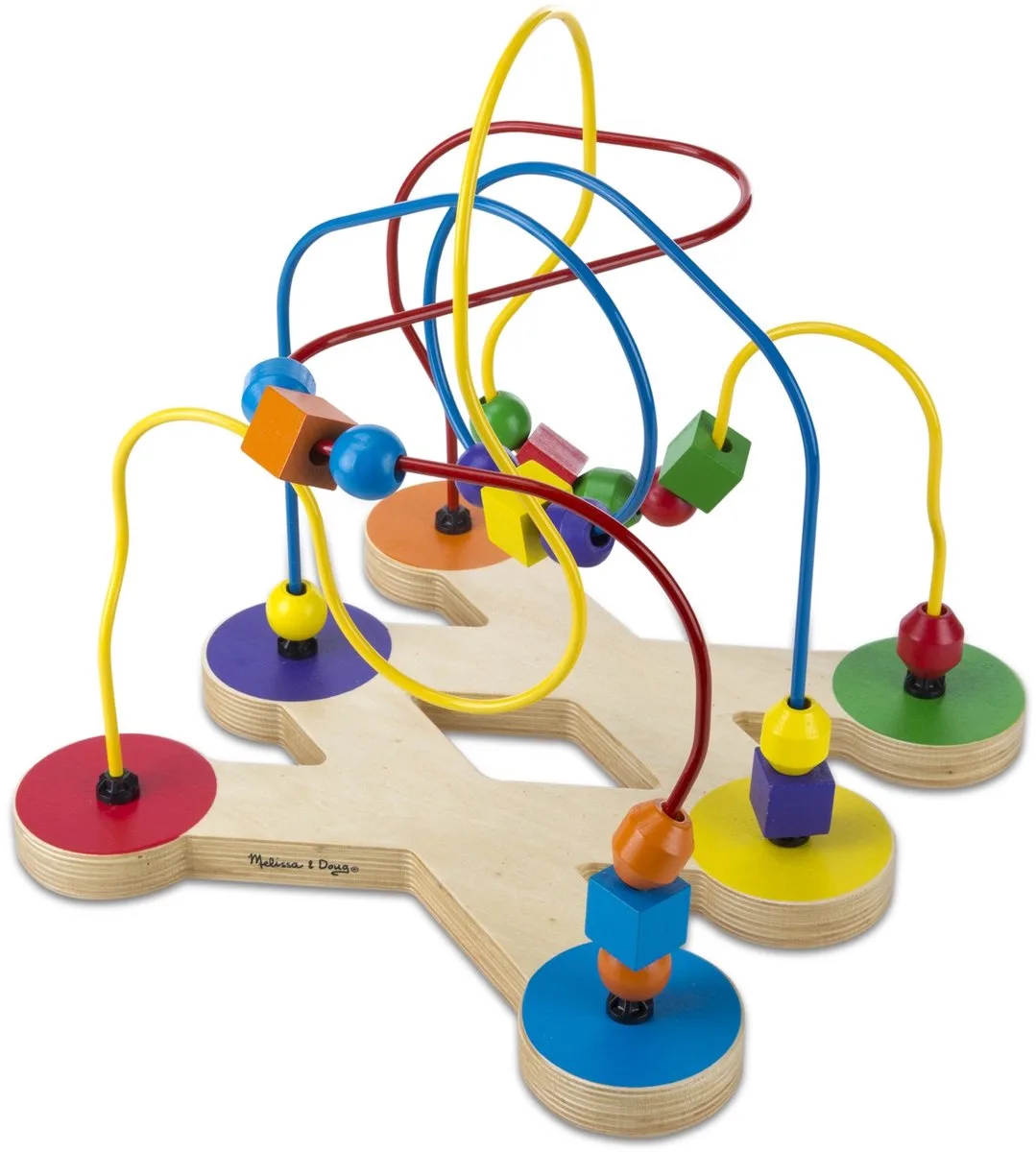 Klassiek kralendoolhof - Houten leerspel de Melissa & Doug en Multicolore – photo du produit