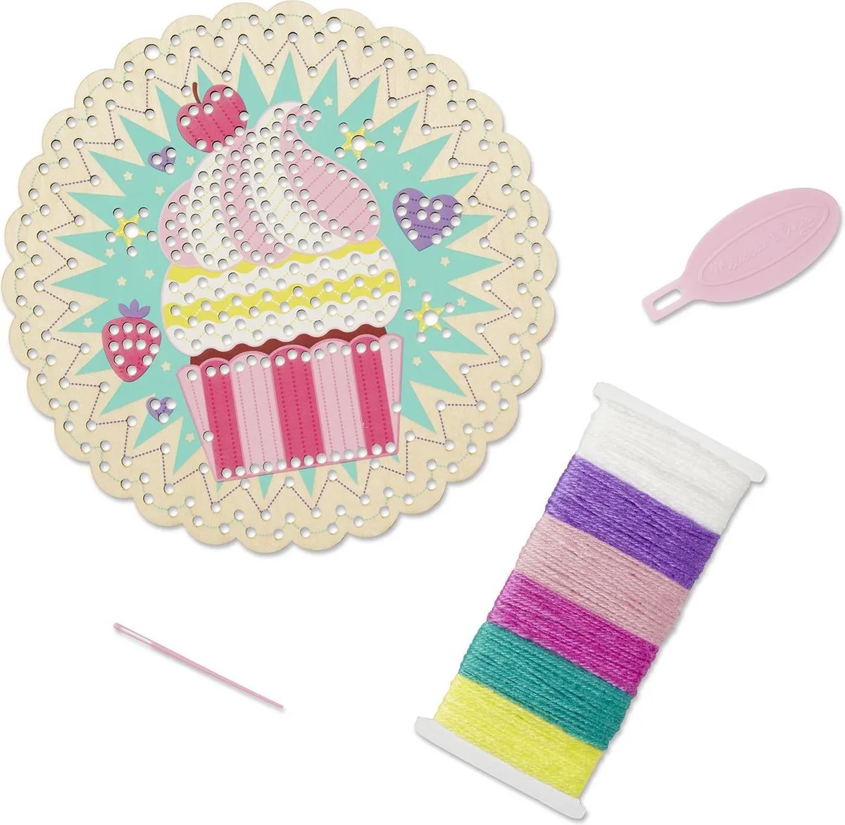 Knutselset - Cupcake von Melissa & Doug in Grün – Produktfoto