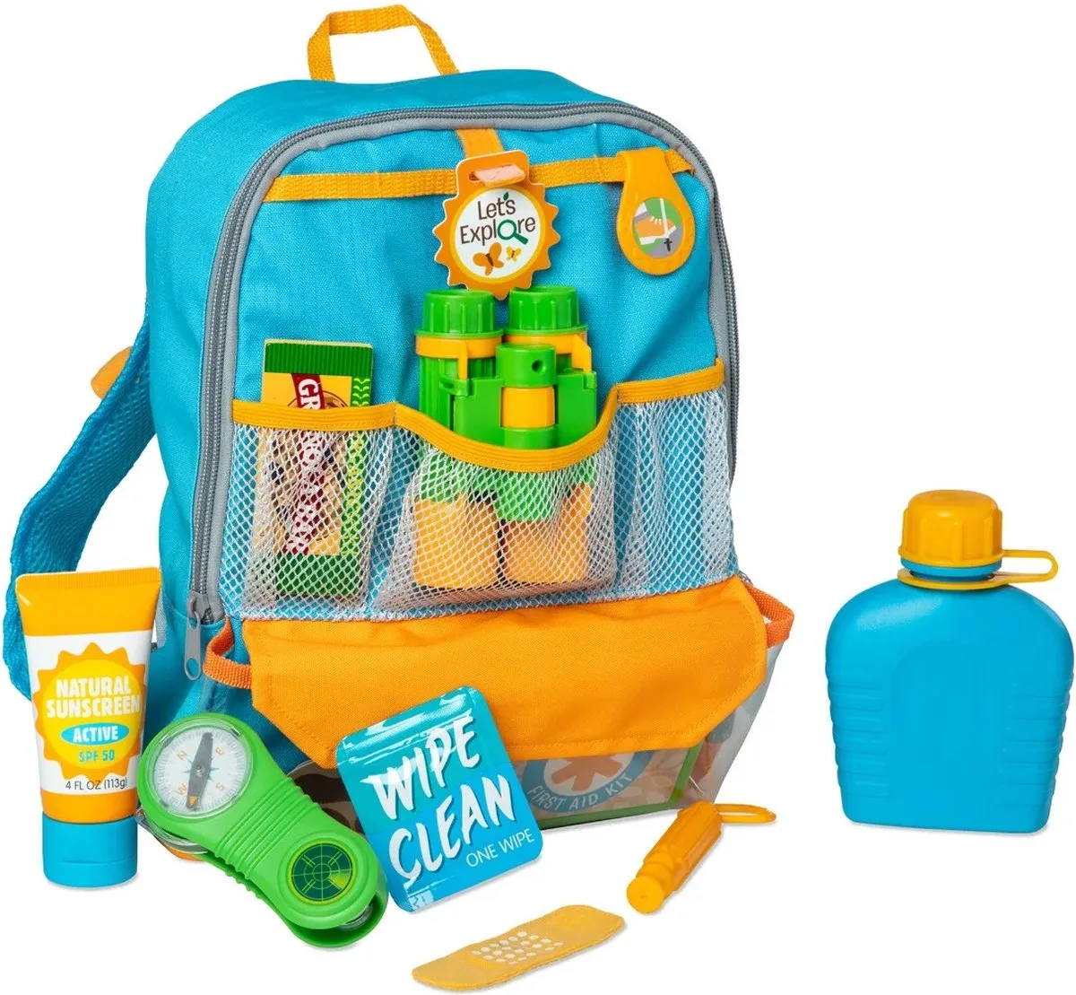 Let's Explore - Speelset om te hiken von Melissa & Doug in Blau – Produktfoto
