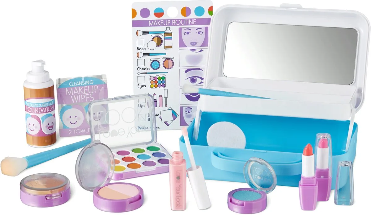 Make-up speelset – Met opbergkoffer en spiegel by Melissa & Doug in Multicolour – product photo