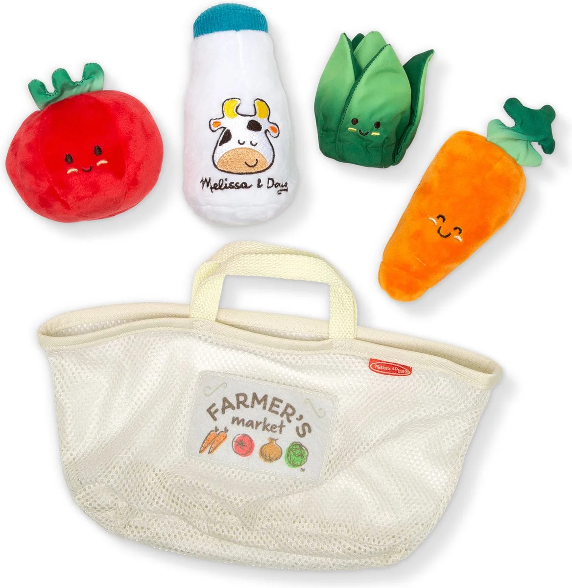 Multisensorieel babyspeelgoed Marktmandje - Ontwikkelingsspeelgoed von Melissa & Doug in Mehrfarbig – Produktfoto