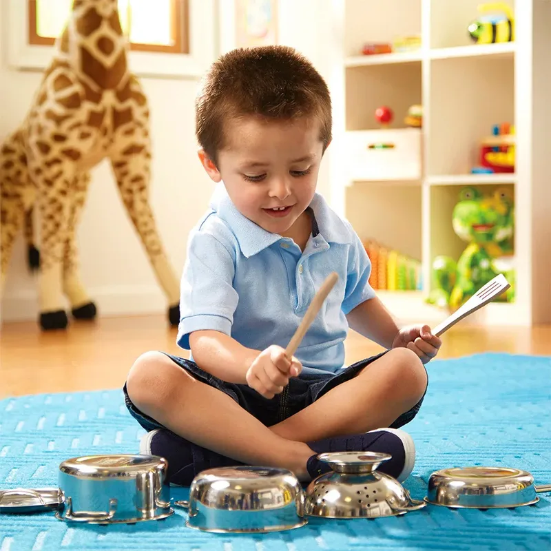 Ensemble De Casseroles Et Poêles de Melissa & Doug en Multicolore – photo du produit 3 sur 4