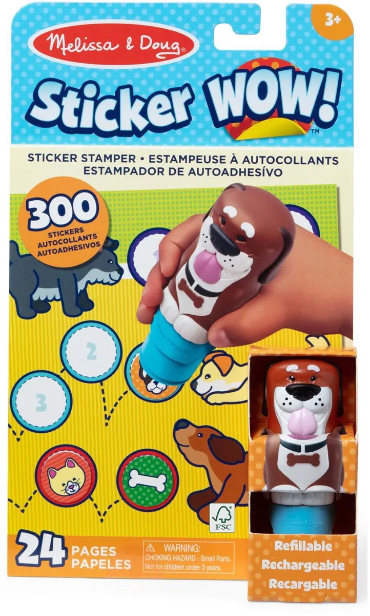 Spin Master stickerstempel speelgoed - creatieve stickerset voor kinderen. de Melissa & Doug en Multicolore – photo du produit