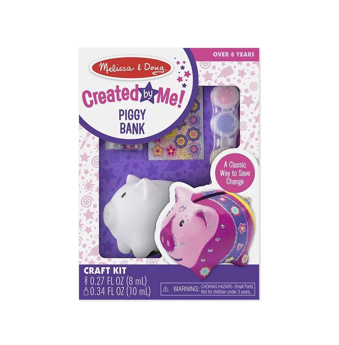 Versier je eigen spaarvarken knutselset van Melissa & Doug in Meerkleurig – productfoto
