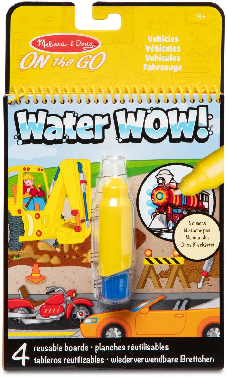 Water WOW! Waterkleurboek - Voertuigen - Herbruikbaar van Melissa & Doug in Boerderij – productfoto