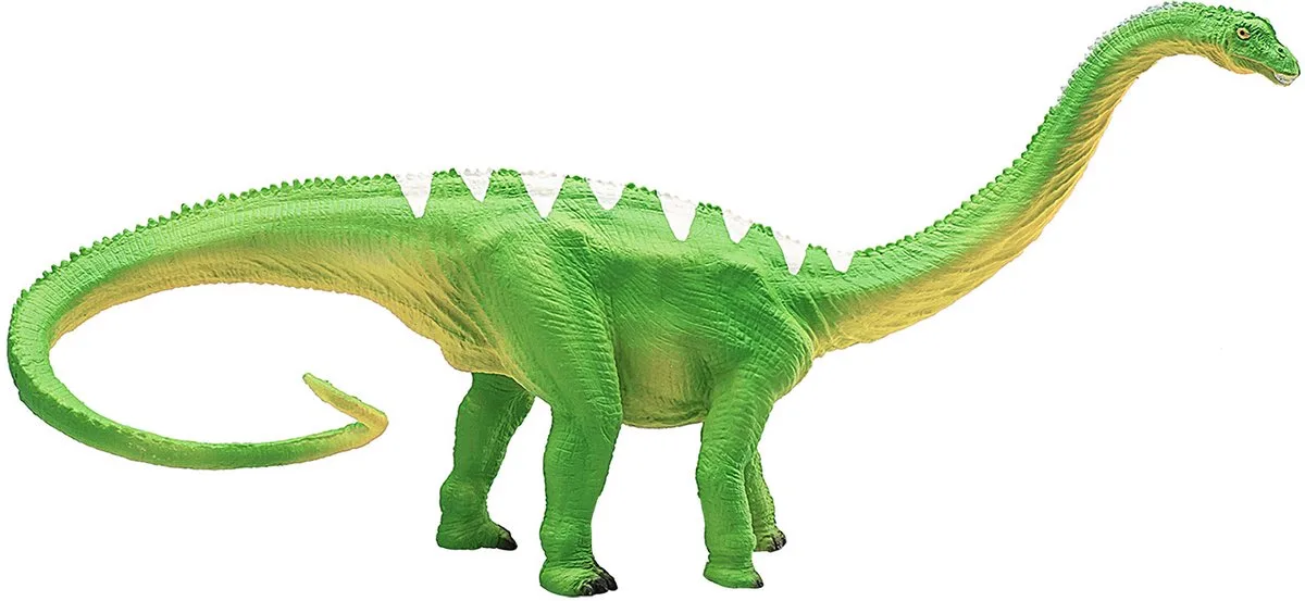 Dinosaur Diplodocus von Mojo in Grün, Weiß, Gelb – Produktfoto
