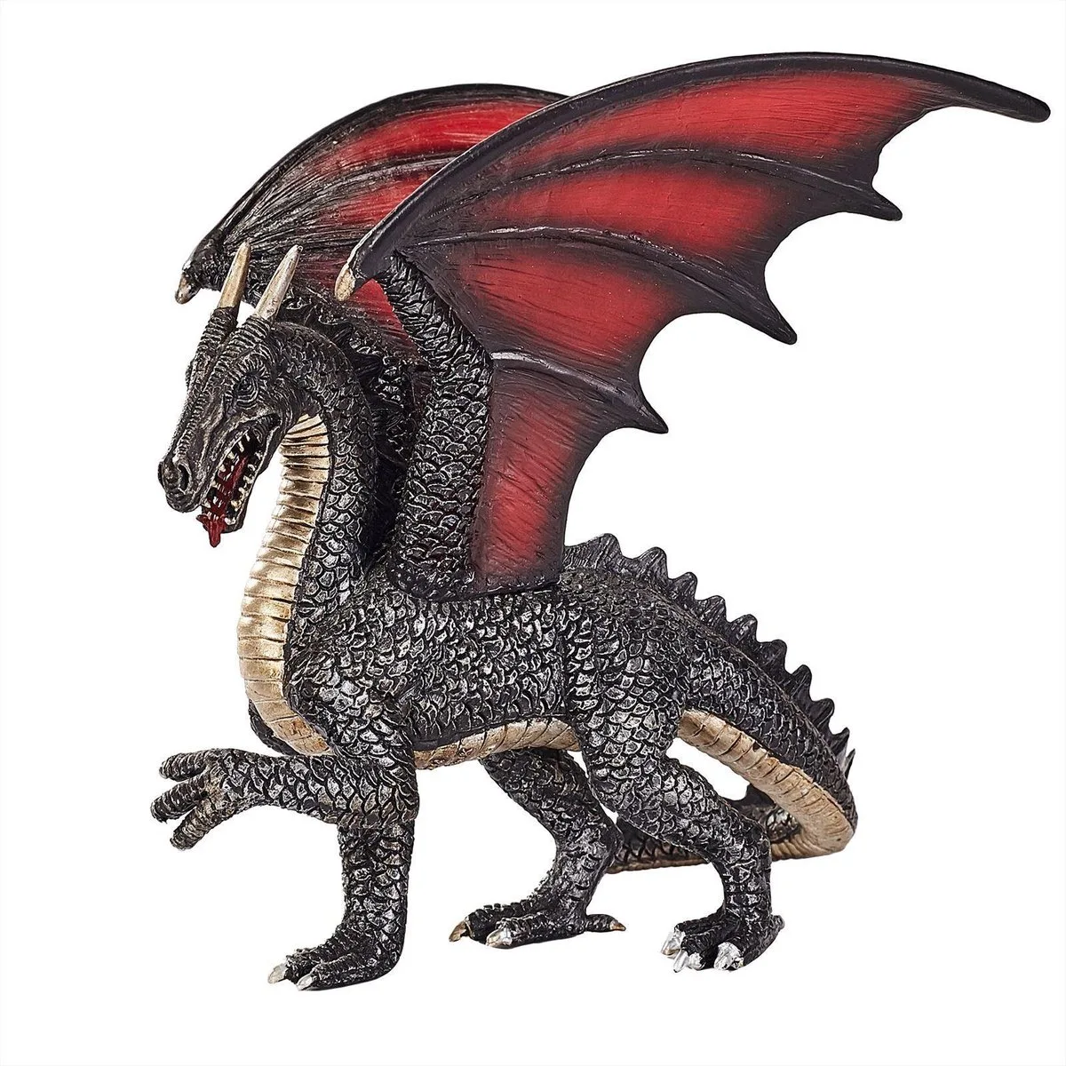 Fantasy Stalen Draak - 387215 van Mojo in Zwart, Rood – productfoto
