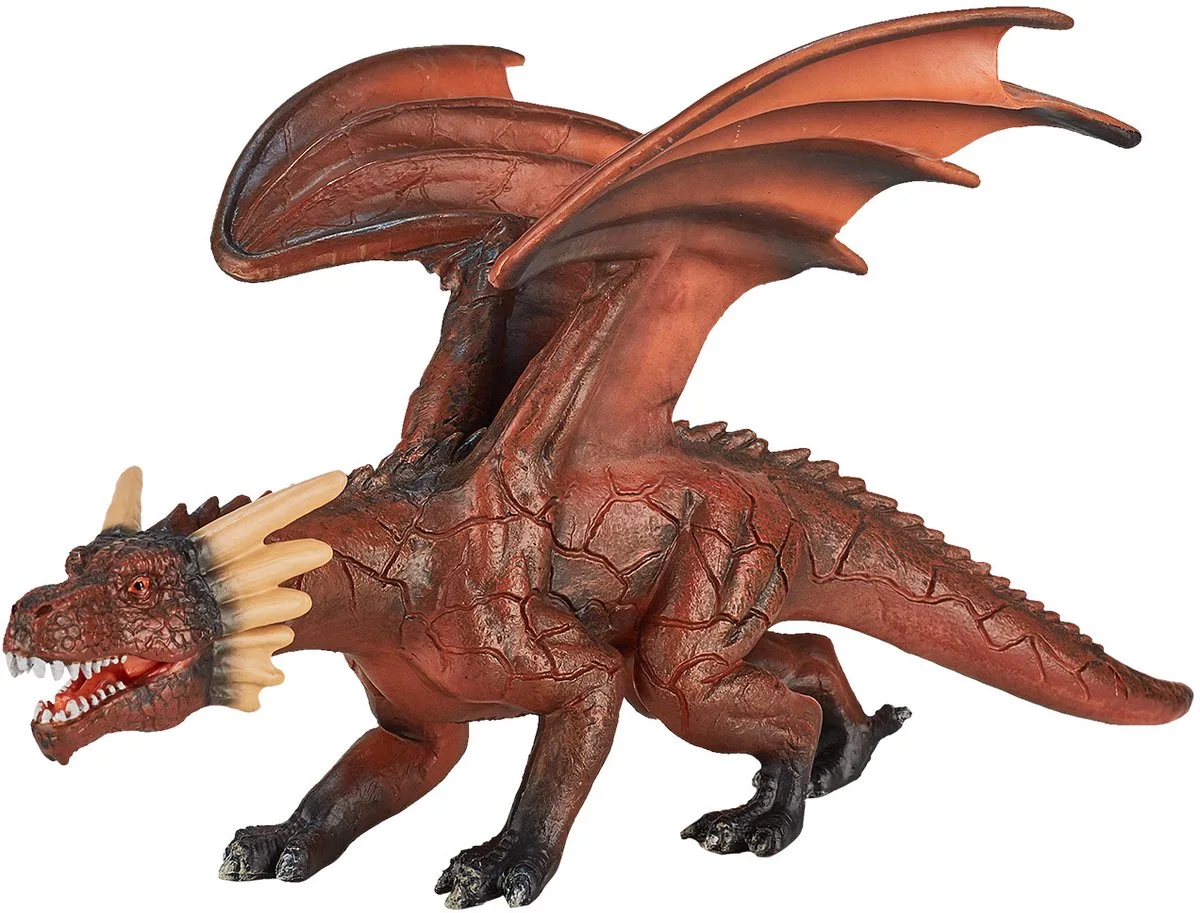 Fantasy Vuurdraak met Bewegende Kaak - 387253 von Mojo in Braun, Gelb – Produktfoto