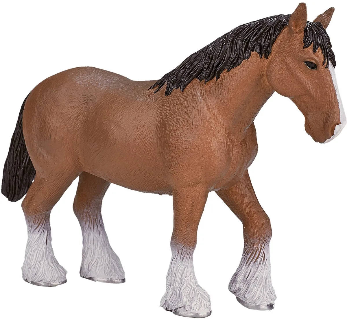 Horse World Clydesdale Horse Brown von Mojo in Braun – Produktfoto