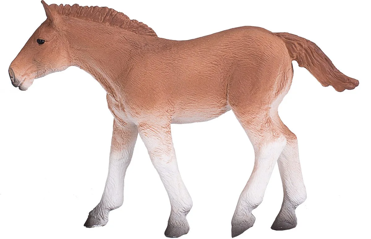 Horse World Suffolk Punch Veulen - 387196 van Mojo in Bruin – productfoto