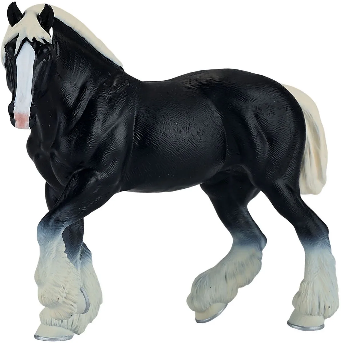 Horse World Zwarte Clydesdale Paard - 381083 van Mojo in Meerkleurig – productfoto