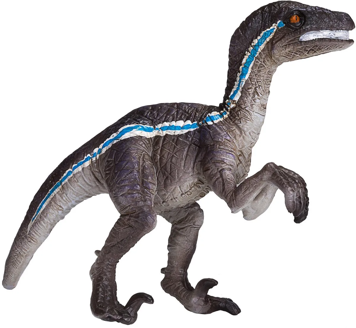 Prehistorie Velociraptor Staand - 381027 van Mojo in Grijs, Wit, Blauw – productfoto