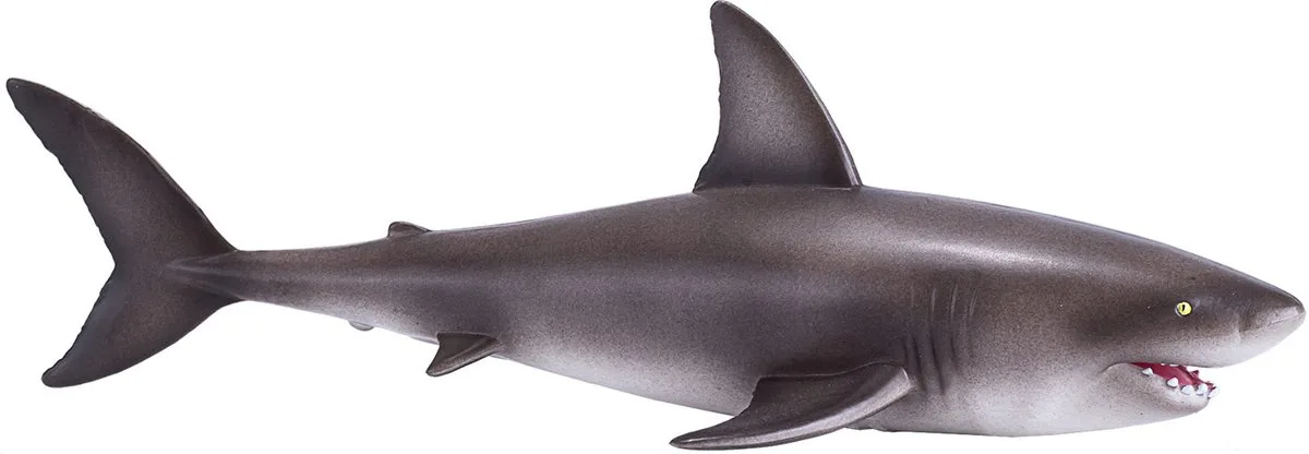 Sealife Grote Witte Haai - 381012 van Mojo in Grijs, Wit – productfoto