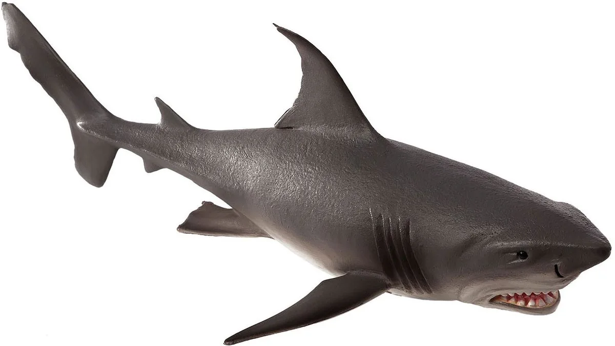 Sealife Witte Haai Groot 387279 fra Mojo i Grå, Hvid – produktbillede