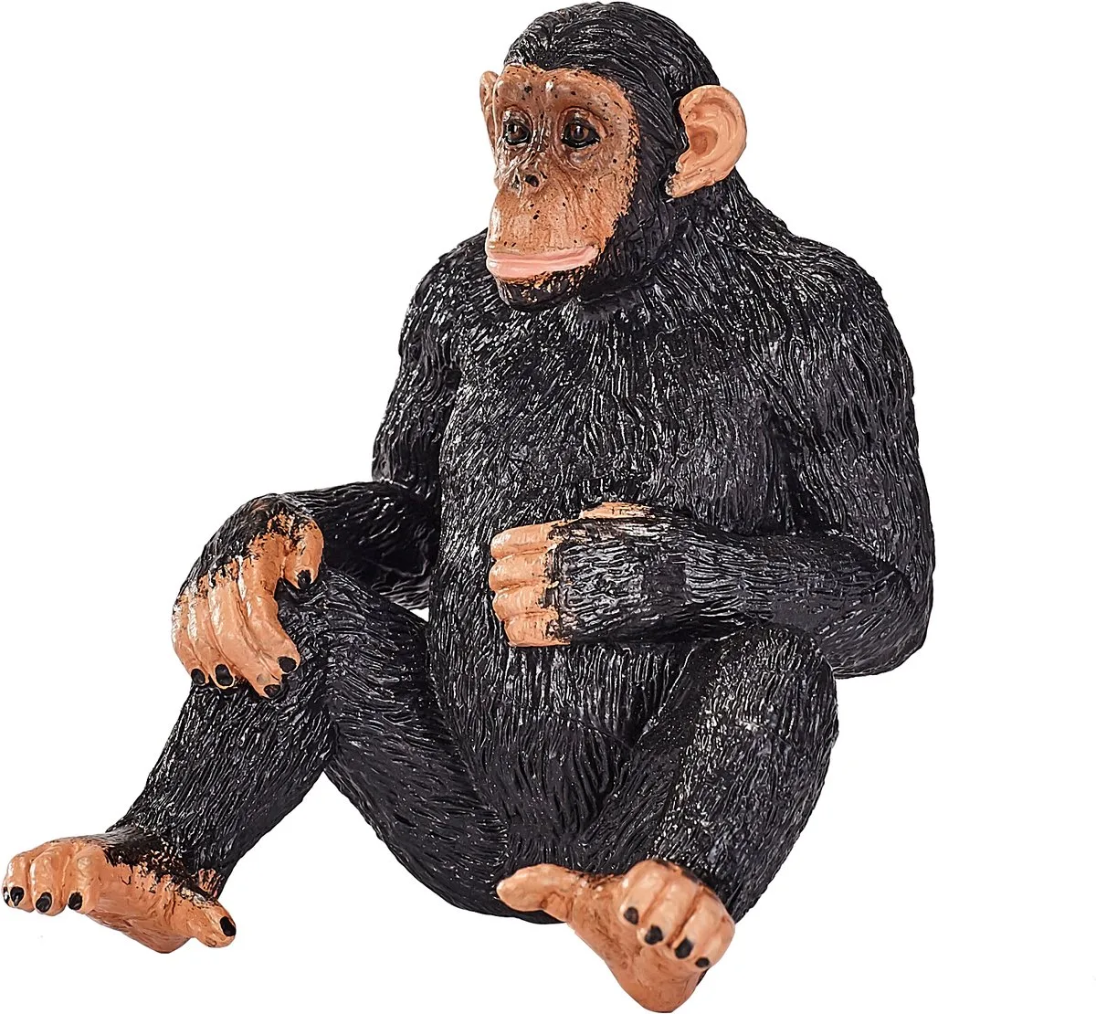 Wildlife Chimpanzee von Mojo in Schwarz, Braun – Produktfoto