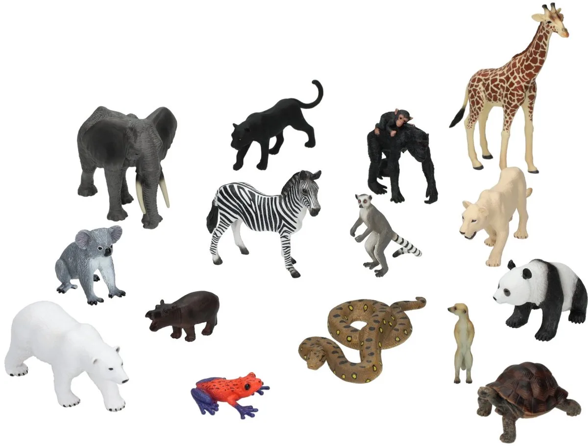 Wildlife Dieren Schoolpakket, 15dlg. by Mojo in Multicolour – product photo
