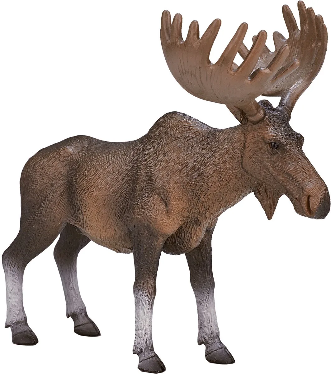 Wildlife Europese Eland - 387023 van Mojo in Bruin, Grijs – productfoto