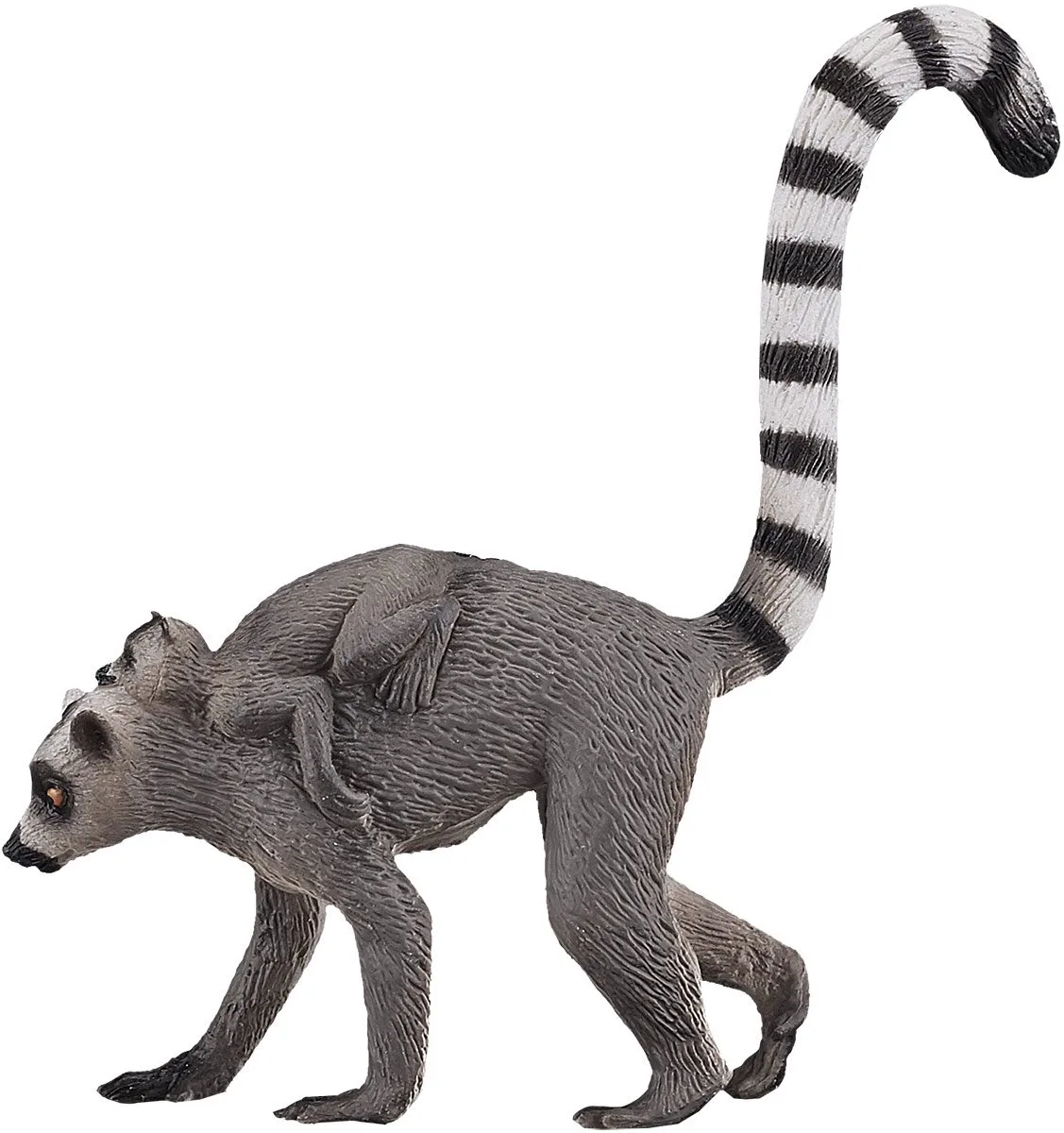 Wildlife Ringstaartmaki met Baby - 387237 by Mojo in Grey, White – product photo