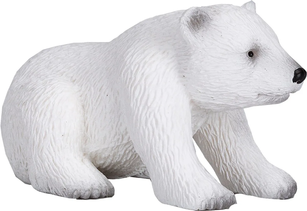 Wildlife Zittende IJsbeerwelp - 387021 by Mojo in White – product photo