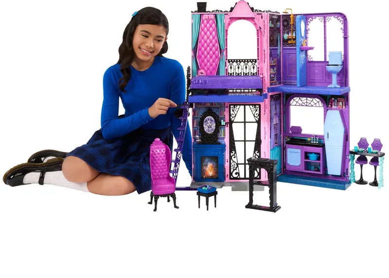 Boe-tique Hotel - Poppenhuis met spookachtige verrassingen van Monster High in Meerkleurig – productfoto