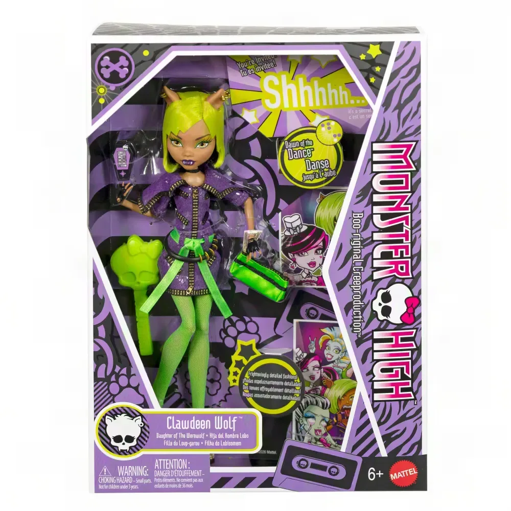 MonsterHigh™ Anziehpuppe Mitternachtsparty, Clawdeen Wolf von Monster High – Produktfoto