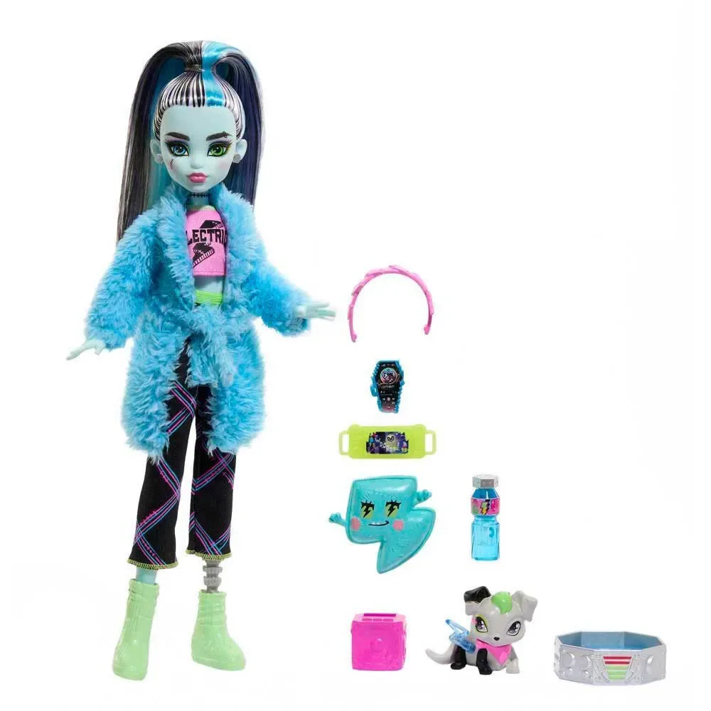 Frankie Stein Pyjamasparty-docka från Monster High – produktbild