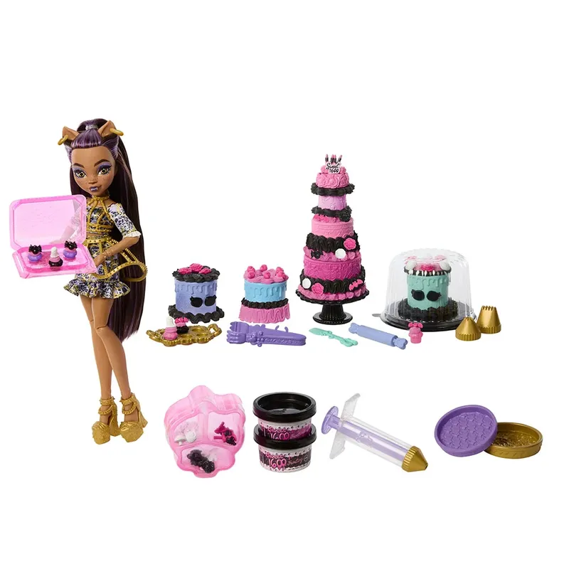 Griezelig Zoete Verjaardagspop Met Speelset fra Monster High – produktbillede