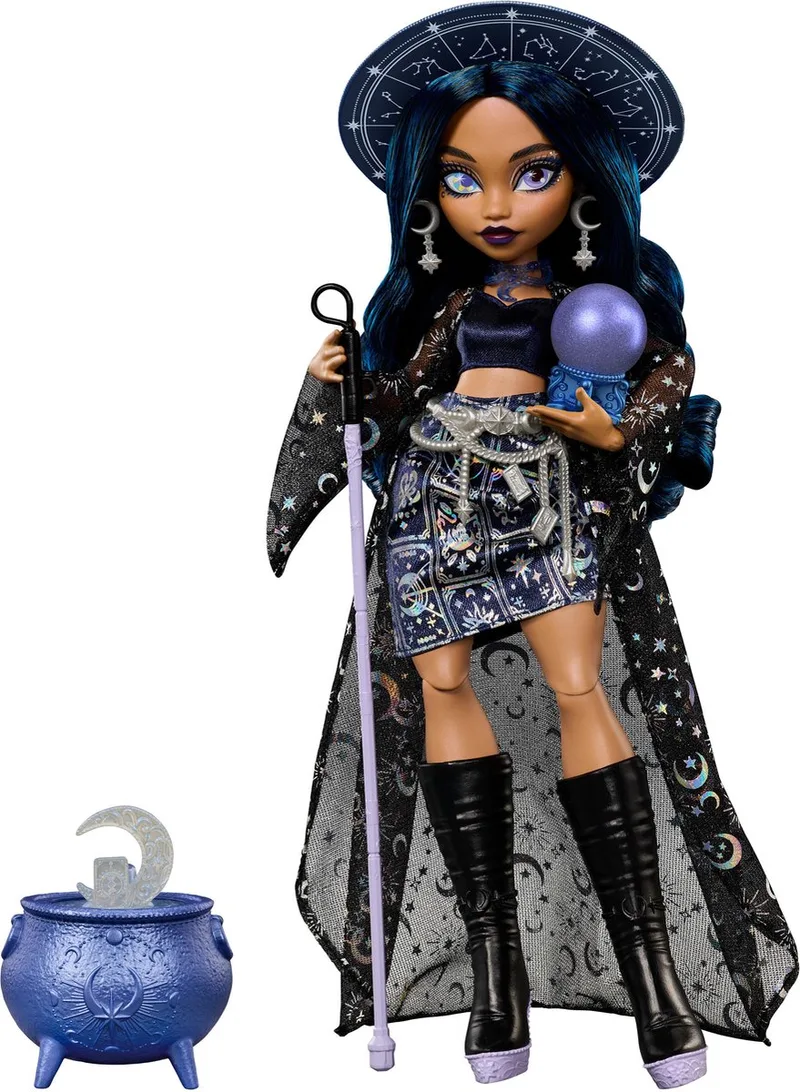 Moonspell Magic van Monster High - modepop - Clairvoyant Witch met accessoires by Monster High in Claire de Luna – product photo