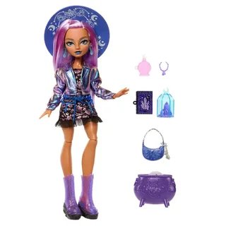Moonspell Magic van Monster High - modepop - Crystal Witch met accessoires van Monster High in Layla Stone – productfoto 2 van 6