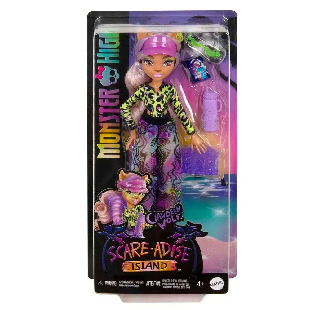 Poupée Scareadise Island Clawdeen Hrp67 de Monster High – photo du produit