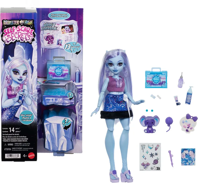 Self-Scare Secrets - Pop van Monster High in Abbey Bominable – productfoto 1 van 6