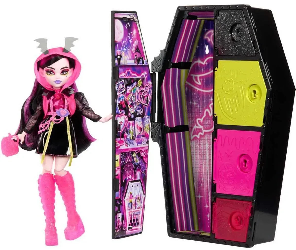 Skulltimate Secrets - Neon Frights - 21 cm - Modepop by Monster High in Draculaura – product photo