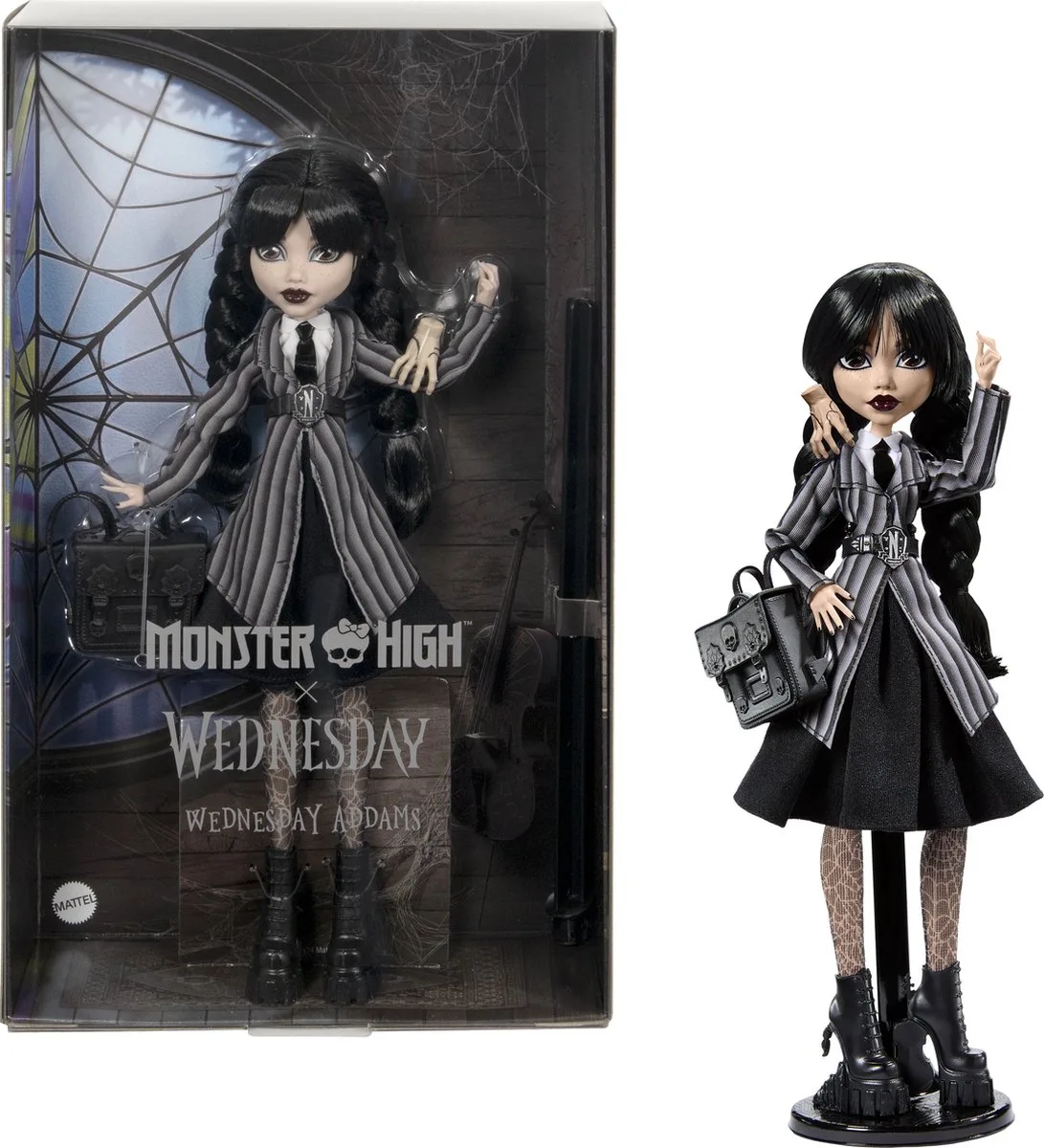 Wednesday Addams - Modepop de Monster High en Wednesday Addams – photo du produit