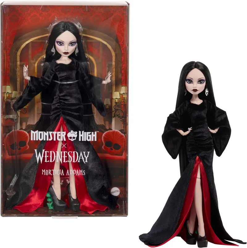 Wednesday verzamelpop by Monster High in Morticia Addams – product photo
