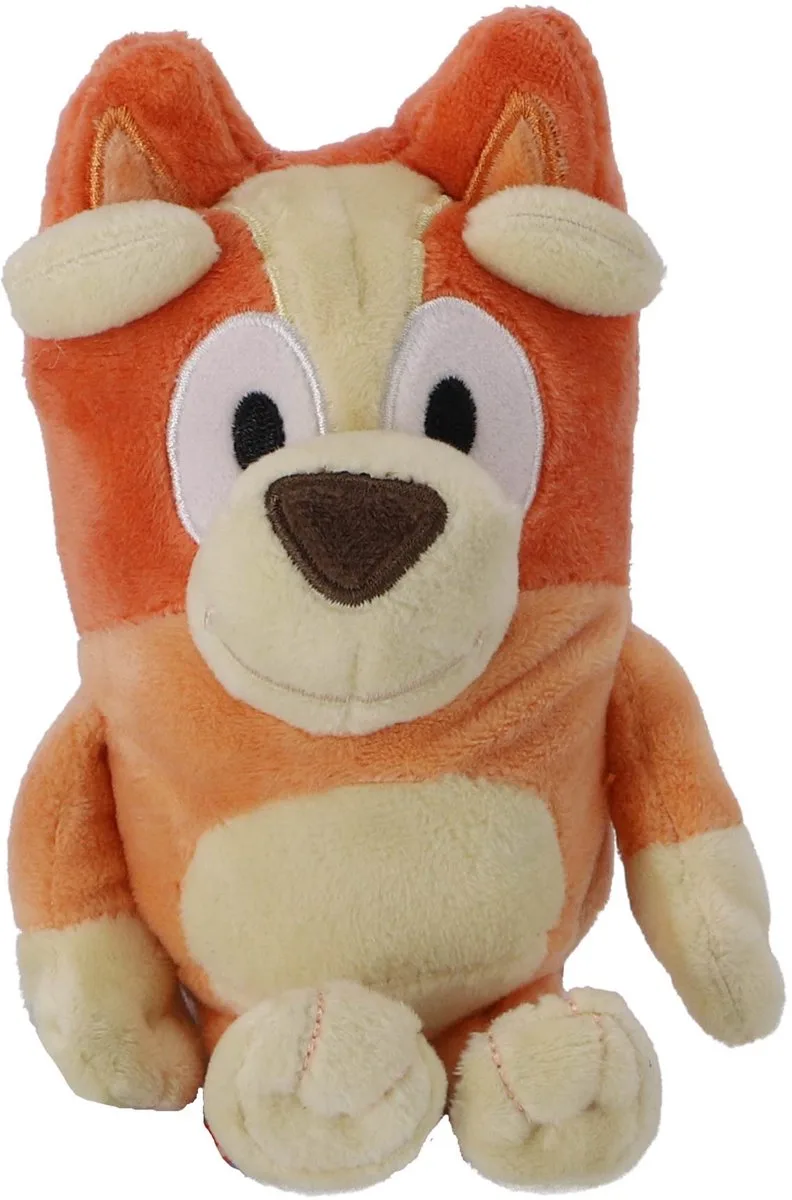 BLUEY - Kleine pluchen Bingo knuffel fra Moose Toys i Orange – produktbillede