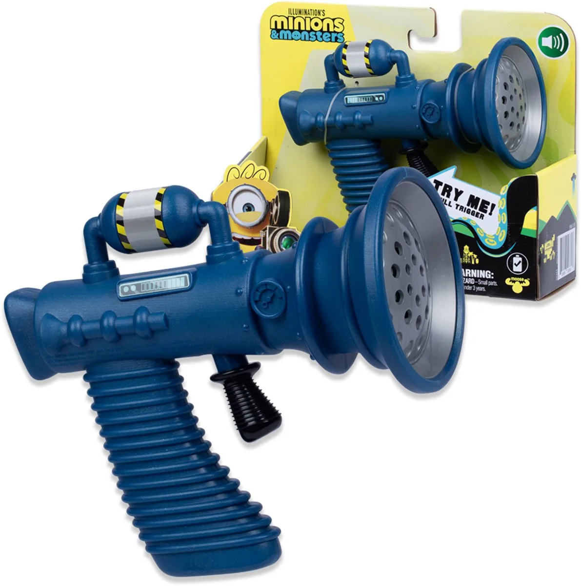 Moose Figure Minions 3 Mini Fart Blaster de Moose Toys en Bleu – photo du produit