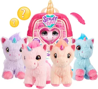 Scruff a Luvs - Unicorn Mystery Knuffel in Draagmand by Moose Toys in Multicolour – product photo 1 of 6
