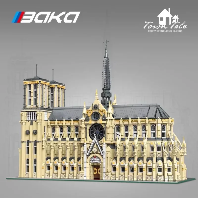 BAKA Notre Dame - Modulaire kathedraal van Parijs - 8225 stuks von Mould King in 33213 – Produktfoto