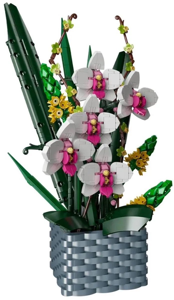 Bloemenpracht orchidee bouwset | Botanical flowers collection | Classic STEM bonsai bloemen modelbouw | Educatief bloemenboeket speelgoed bouwpakketten voor volwassenen & kinderen | Kunstbloemen decoratie | Bouwdoos met 1158 bouwstenen von Mould King in Orchideeën, 1312 bouwblokken – Produktfoto