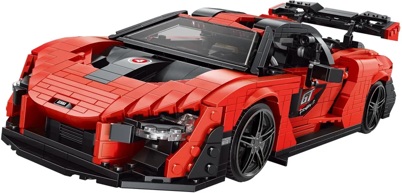 Creative Senna GTR Sportwagen-Bausatz Spielbausteine, (1182 St), 1182 Teile by Mould King – product photo