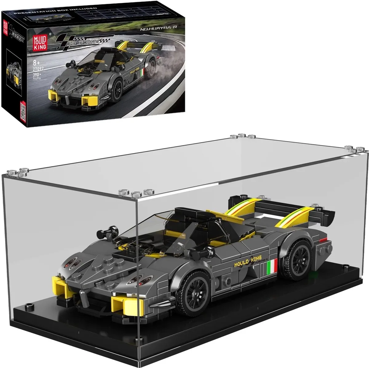 Huayra R + Showcase de Mould King en Gris – photo du produit