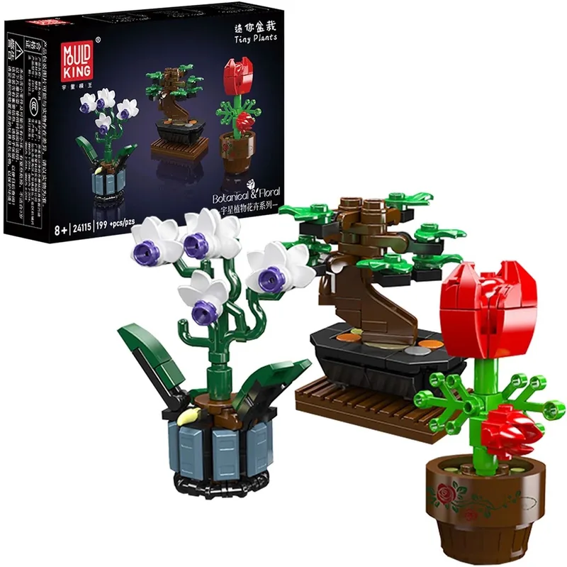 Mini-topfplanten by Mould King in Multicolore – product photo