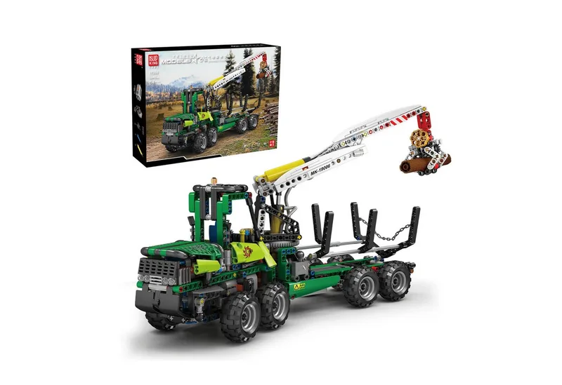 MK Holztransporter 938 Teile Konstruktionsspielsteine, (938 St) de Mould King en Bunt – photo du produit
