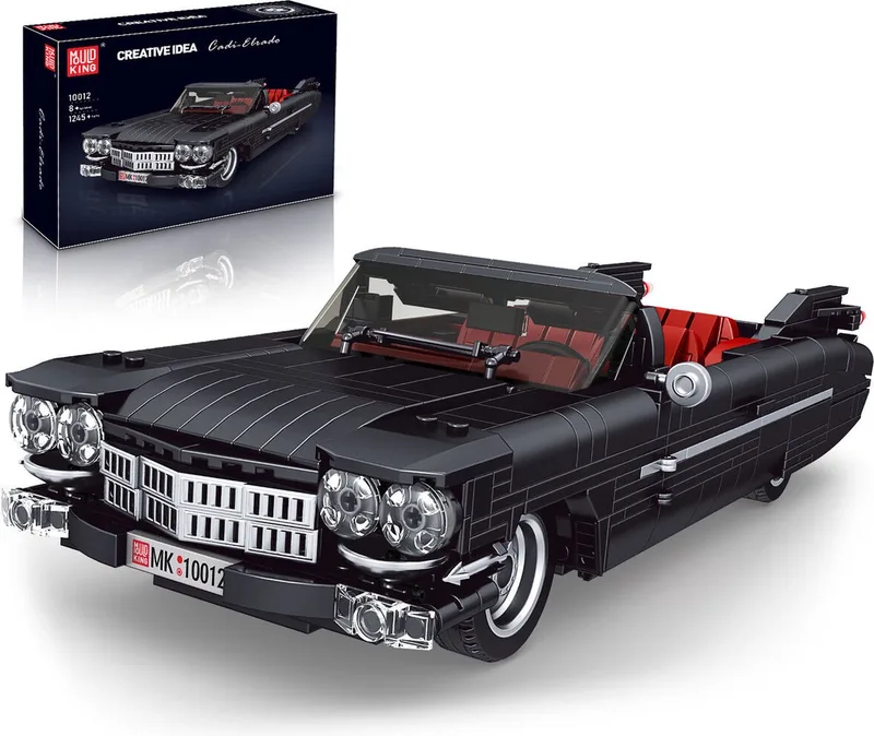 Mould King 10012 - Cadillac Eldorado - is compatibel met het bekende merk - 1245 onderdelen - Bouwset de Mould King en 10012 – photo du produit