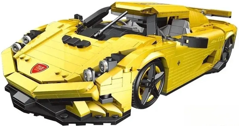 Mould King 10018 Regera Sport Car bouwset | City speed champions adventure modelbouw | Technische educatief speelgoed volwassenen & kinderen | DIY racer auto decoratie geschikt voor lego | Bouwdoos met 1341 bouwstenen by Mould King in Racing : 1:14 Regera, 1341 bouwblokken – product photo