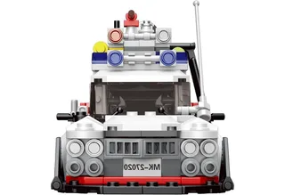 Mould King 10021 - Ghostbus - Ghostbusters Ecto 1 - 603 onderdelen - Compatible met de bekende merken från Mould King i Vit – produktbild 5 av 5