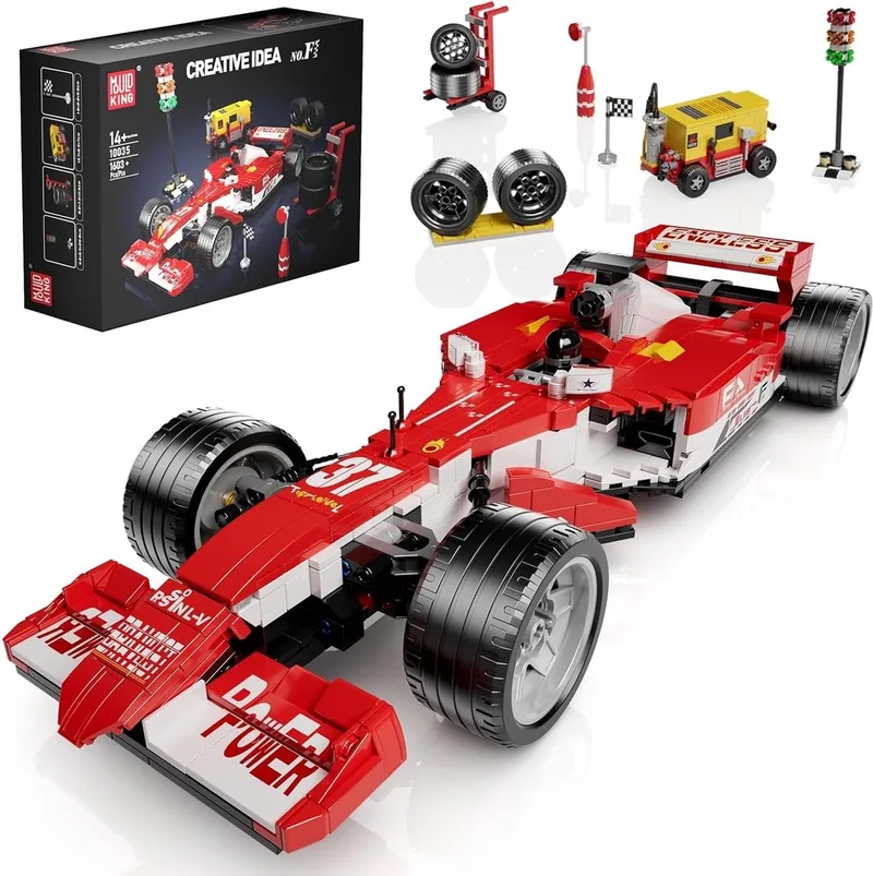 Mould King 10035 F1 Pitstop by Mould King in Rouge – product photo