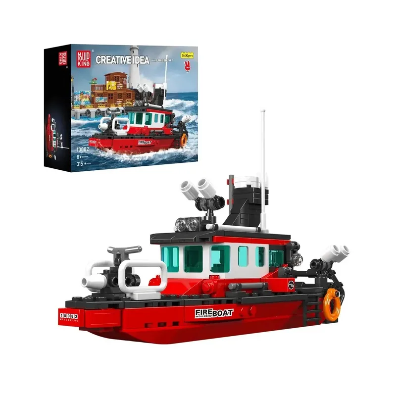 Mould King 10082 – Feuerlöschboot Modellbausatz de Mould King – photo du produit