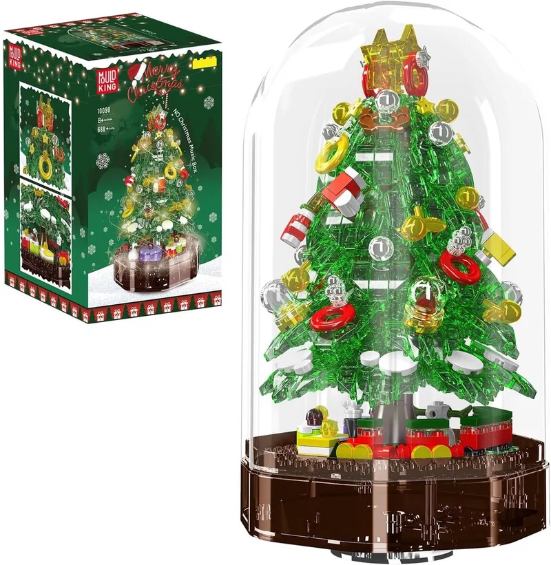 Mould King 10090 Christmas Music box van Mould King in Multicolore – productfoto