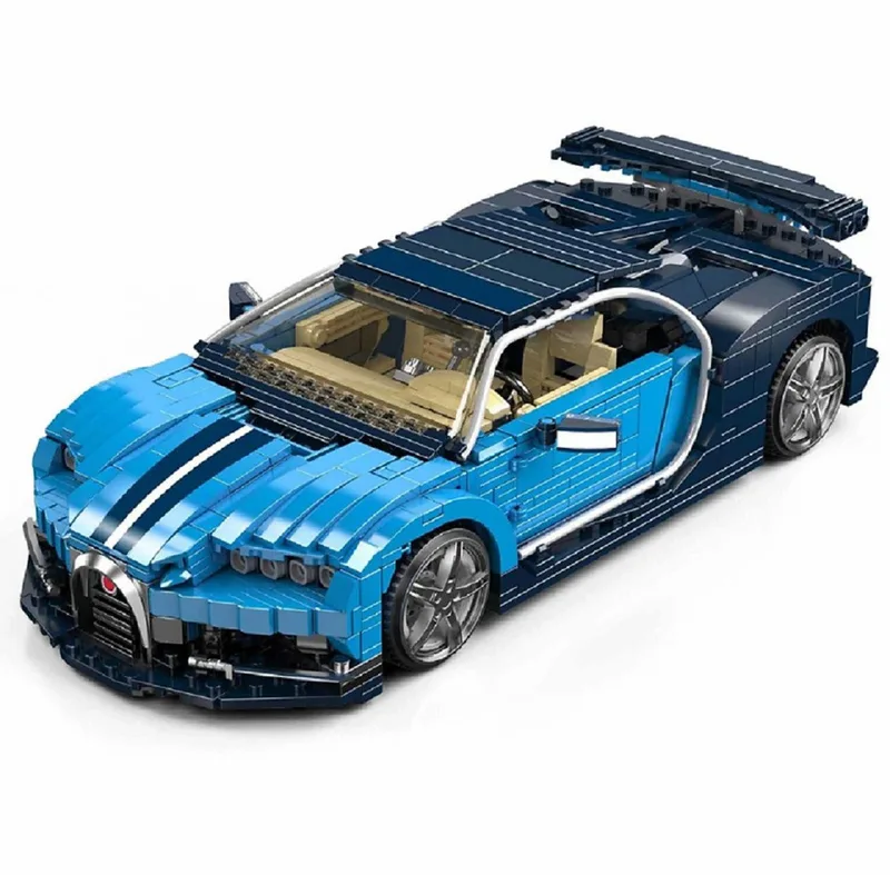 Mould King 10111 Supercar van Mould King in Blauw – productfoto 5 van 5